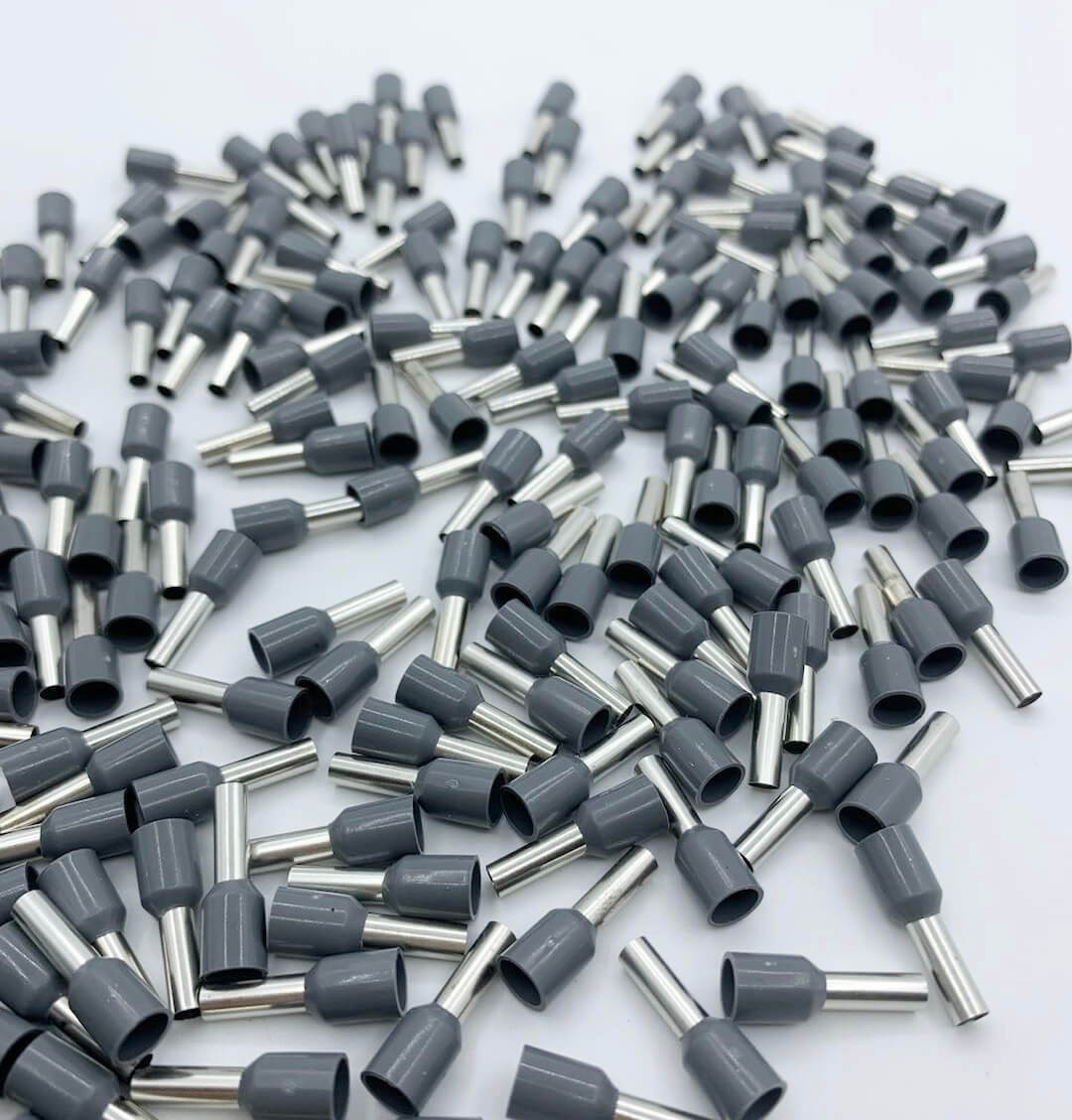 50-1000x Copper Terminals Gauge 12AWG Wire Connector Insulated Ferrule E40-09 US