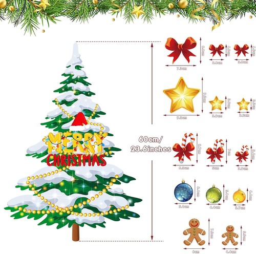 Christmas Refrigerator Magnets Magnetic Christmas Tree Refrigerator Stickers - Picture 13 of 28
