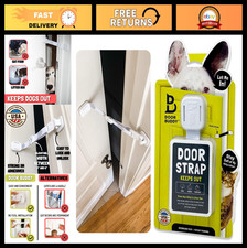 Adjustable Cat Door Latch - Pet Proof Litter Box Feeding Station, Grey