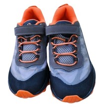 Merrell Moab Waterproof Hiking Shoes MK265210 Bungee Lace Orange Gray Kids 5M