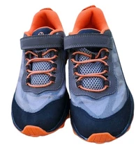 Merrell Moab Waterproof Hiking Shoes MK265210 Bungee Lace Orange Gray Kids 5M