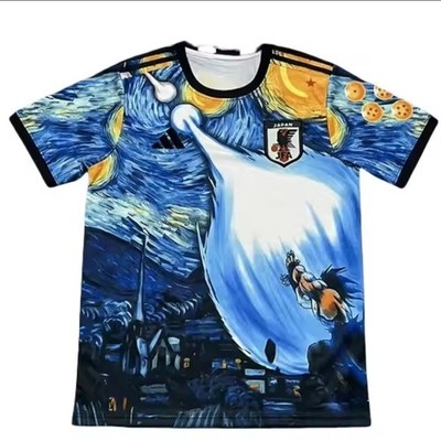 Fußballtrikot Goku Japan Team Erwachsene Kinder T-Shirt Dragon Ball Kamehameha