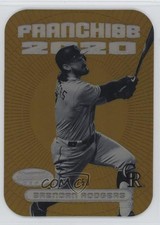2020 Bowman's Best Franchise Die-Cuts Gold Refractor 50/50 Brendan Rodgers yj7