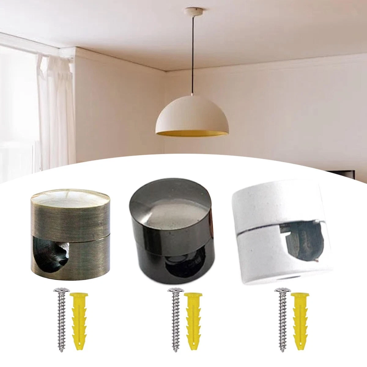 GANCIO PER LAMPADARIO Plafoniera Pendente Plafoniere Led Soffitto EUR 10,16 - FR