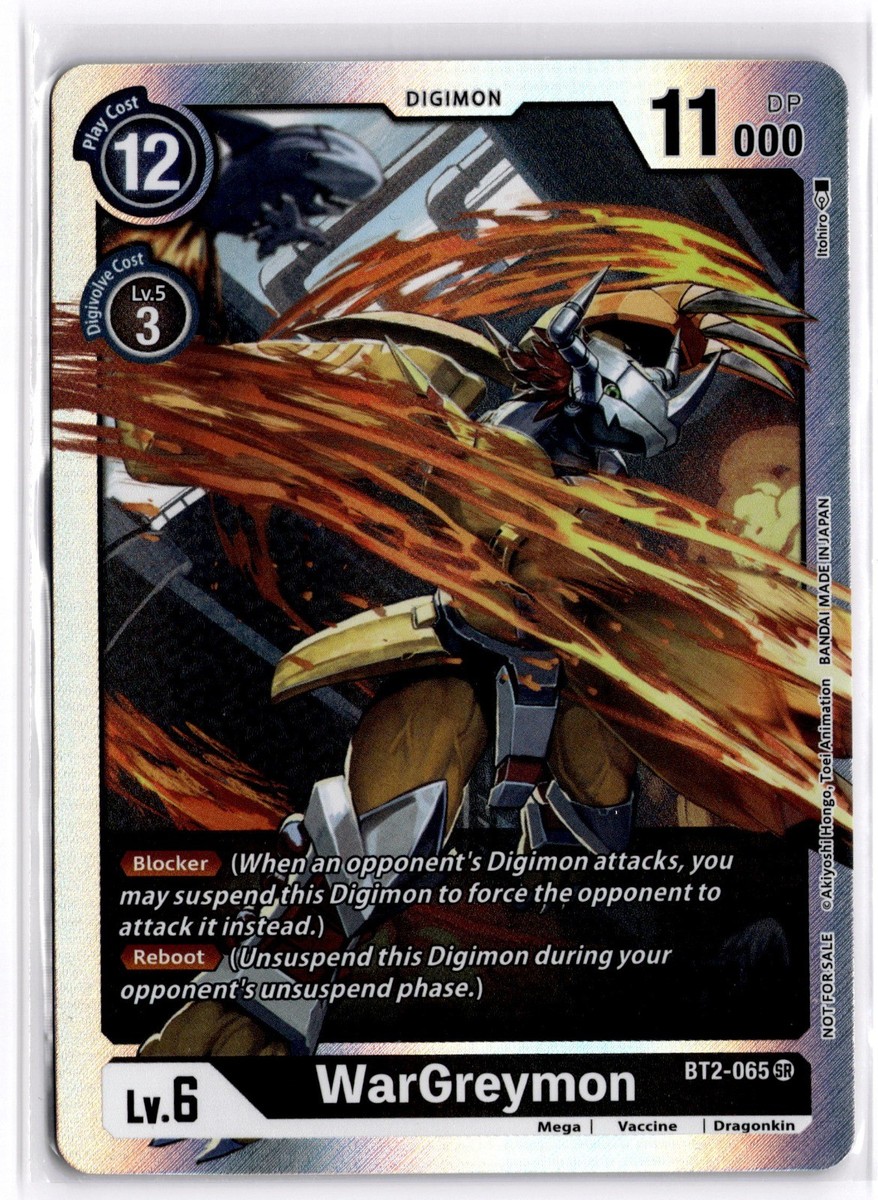 Digimon TCG WarGreymon (Classic Collection) BT2-065 SR Super Rare
