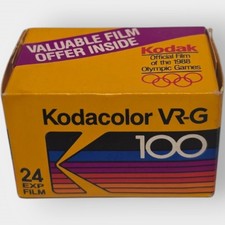 Kodak Kodacolor VR-G 100   1988 Olympics Edition   35mm Film NEW SEALED EXPIRED