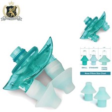 Universal Nasal Dock with Standard Pillow: Teal Silicone Comfort Solution