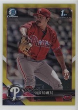 2018 Bowman Chrome Prospects Canary Yellow Refractor 67/75 JoJo Romero 2s2