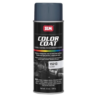 SEM Color Coat Bluemist Flexible Vinyl Spray Auto Paint 12 oz. SEM 15213