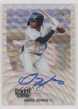 2019 Leaf Metal Draft 1990 Throwback Silver Wave 20/30 Greg Jones Auto 02d2