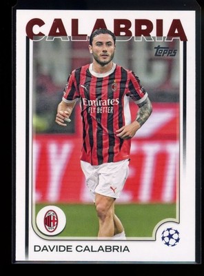 2024-25 Topps UEFA Club Competitions #82 Davide Calabria