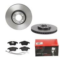 Brembo Bremsscheiben Ø304MM + BremsbelÄGe Vorne FÜR Peugeot 508 I SW Citroen C5