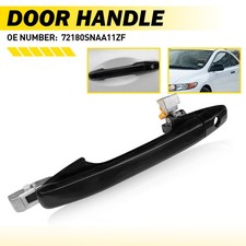 Textured Front Left Driver Side Exterior Door Handle For 2006-2011 Honda Civic