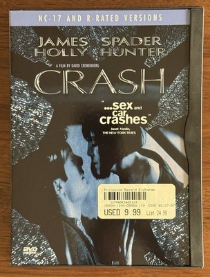 Crash (DVD, 1998, NC-17 and R-Rated Versions) David Cronenberg, James Spader
