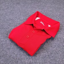 Under Armour HeatGear Performance Polo Mens S/M Red White Trim *Lion Logo