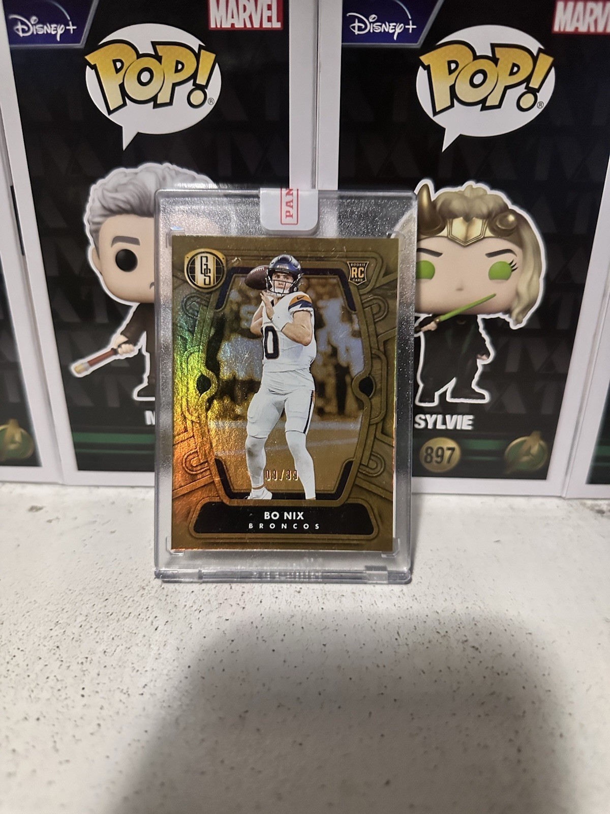 Bo Nix Panini Gold Standard Mystery Rookies #6 Base