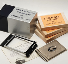 Mamiya Single Exposure Attachment & Film Holders, for Mamiyaflex C & C2 TLR