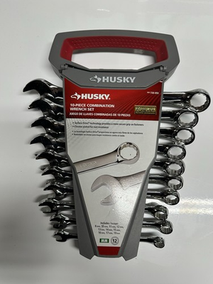 #ad Husky 10 piece Metric Universal Combination Wrench Set EUC $24.99