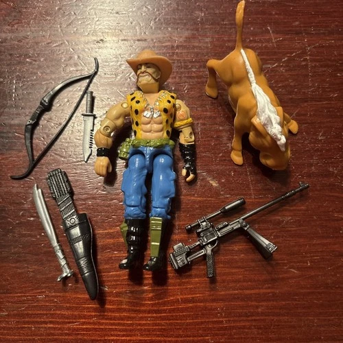 Vintage GI Joe Cobra Dreadnok Gnawgahyde Action Figure 100 % Complete 1989 ARAH