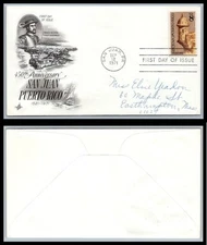 US FDC # 1437 8c San Jaun Puerto Rico  ArtCraft   1971, 9p9582