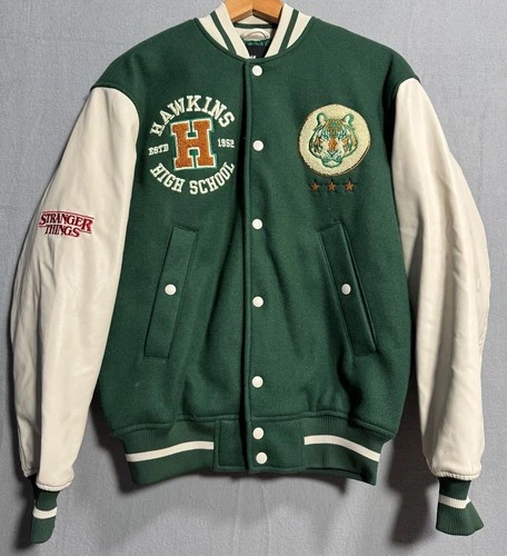 NEW Stranger Things x H&M Netflix Jacket bomber Hawkins Limited Edition SMALL - product listing photo