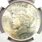 1922 Peace Silver Dollar $1 - Certified NGC MS66+ Plus Grade - $1,500 Value