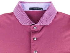 Greyson Mens Short Sleeve Lightweight Burgundy Polo Golf Shirt Large