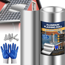 Aluminum Flashing Roll Roof Flashing   24 Inch X 50 Ft  0.3Mm Thick Metal Roof