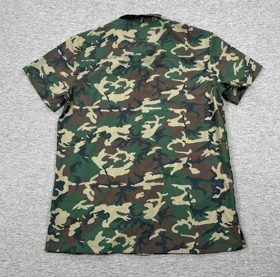 Warrior Camo Shirt Mens Large Camo Super Stretch Performance Short Sleeve - Image 3 of 4