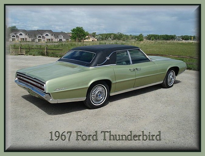 1967 Ford Thunderbird 4 door, Toolbox - Refrigerator Magnet, 42