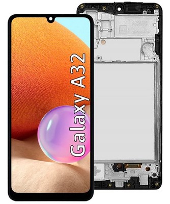Für Samsung A32 4G A325 SM-A325F  Bildschirm LCD Display Incell Rahmen Schwarz