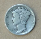 1936-D Silver Mercury Dime Denver Mint Mark U.S. Coin