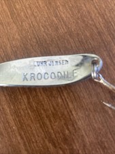 CUILLÈRE CROCODILE VINTAGE Luhr Jensen 100 emballage d'origine neuve années 70 pêche B15