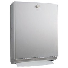 Bobrick B-2620 Stainless 10.75" x 14" Paper Towel Dispenser