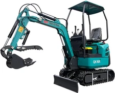 AGT 2160lbs KH16R QK16R Mini Excavator Digger Hydraulic Thumb RATO Engine R420D