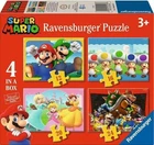 NEW Ravensburger 4 in 1 Pieces Jigsaw Puzzle 3+ Ages Super Mario