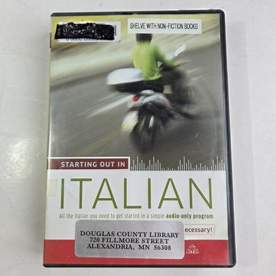 Living Language ITALIAN 3 Audio CD's 30 lessons Starting Out Basic Italian