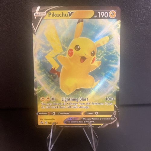 Pikachu V SWSH198 SWSH: Sword & Shield Promo Cards Holo