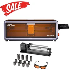Creality Falcon A1 Pro 20W Enclosed Engraver Auto Focus with Rotary Roller Kit