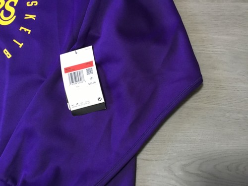 NWT-Men’s Nike LA Lakers Player Issued Crewneck Sweatshirt-L/XL or XXL—$75 - Picture 2 of 6