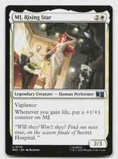 MJ, Rising Star 773 Commander: Marvel Super Heroes Magic: The Gathering NM