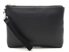 Gucci Bag Cosmopolis Second Black Leather 387075 Clutch Unisex Used