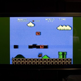 NES Nintendo Action Set Box Console Grey Zapper CIB Tested Mario Bros/Duck Hunt