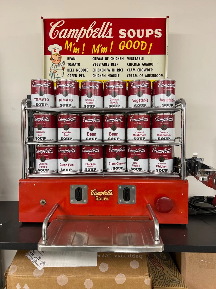 1940-50’s Heinz Soup Warmer Display Cans - Image 4 of 4