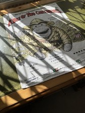 PG Tips Vintage a Tale of Two Continents Monkey Tea Towel