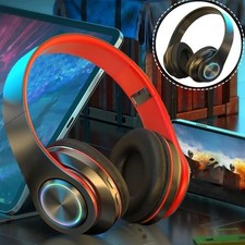 Wireless Bluetooth Headphones Super Bass Foldable Stereo Earphones Mic Headsets