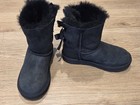 UGG New Girls Black Boots, How Design, Size 2. NWOT — photo 2
