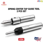 New Spring Center Tap Guide Tool 2 Pcs Set for threading Lathe Mill Jig USA