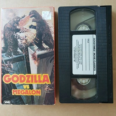 Godzilla Vs Megalon (1985 VHS) Goodtimes Home Video Jun Fukuda Creature Feature 