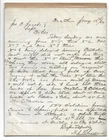 1866 LETTER- ABOUT CIVIL WAR SOLIDER COMING HOME TO ILLINOIS